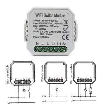 Tuya Smart WIFI Power Monitor Interrupter Mobile Phone Remote Control Timing Control Support Alexa