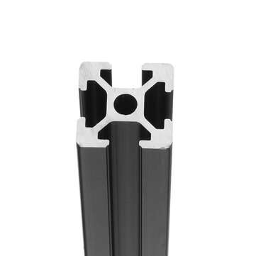Machifit 450mm Length Black Anodized 2020 T-Slot Aluminum Profiles Extrusion Frame For CNC