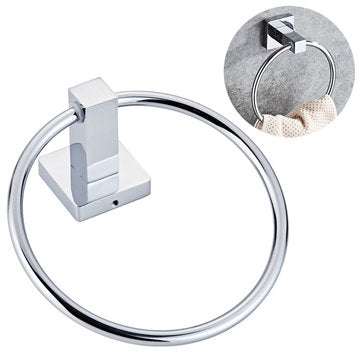 Stainless Steel Silver Toilet Towel Storage Holder Wall Mounted Bathroom Rack
