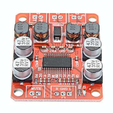 TPA3110 DC 12V 24V 2x15W Dual Channel Stereo Digital Power Amplifier Board For 4/6/8/10 Ohm Speaker