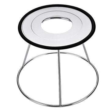 Stainless Steel Pour Over Coffee Dripper Flower Pattern Paperless Reusable Double Mesh Cone Filter