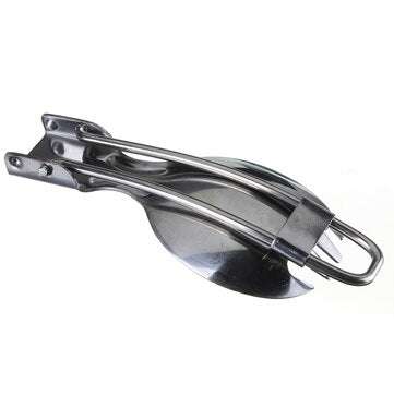 Stainless Steel Foldable Spoon Fork Camping Hiking Portable Outdoor Cookout Picnic Tableware