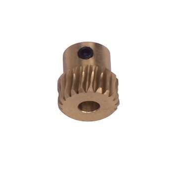 Modulus 0.5 Small Reduction Ratio 1:10  Motor Output Copper Worm Gear (TYPE: TYPEA)
