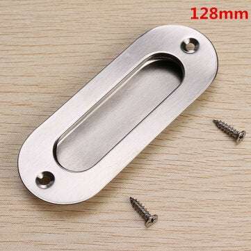 Stainless Steel Door Wardrobes Handle Cabinet Handles Hardware Pull Knob (SIZE: 128MM)