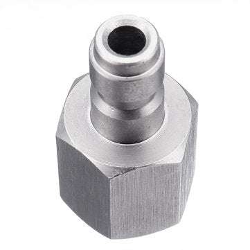 Stainless 1/8 BSPP Quick Release Hexagonal Coupler with 3 plugs for PCP Air Filling
