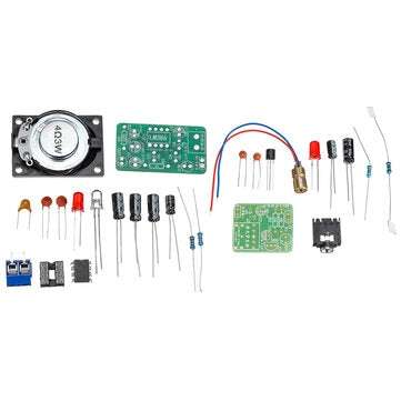 SSY Components + PCB Board Parts Laser Tube Transmitting Audio Receiving Kit Wireless DIY Audio Tran