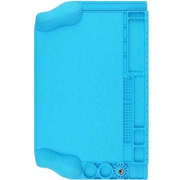 SS-004H 45x30cm 3D Wrist Protection Phone Maintenance Mat Ergonomic Silicone Desk Mat High Temperatu