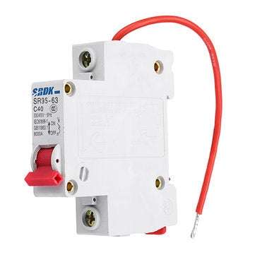 SR95-63 AC220V 40A 1P 400V 50HZ Miniature Circuit Breaker Short Circuit Protector Open Air Switch Fo