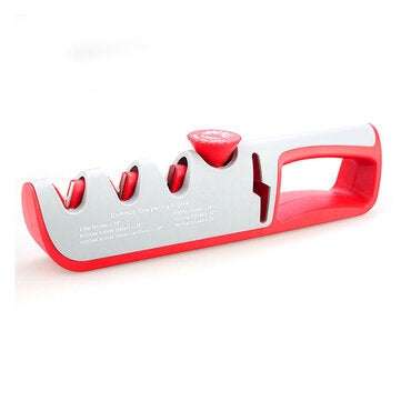 MYVIT MD15 Adjustment Cutter Sharpener 4 Stages Scissors Sharpening Stone Professi... (COLOR.: GREY)