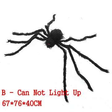 Spider Prank Toy Outdoor Party Halloween Decor Black Haunted Simulation Prop Decorations (COLOR.: B)