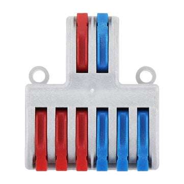 SPL-62 Two Groups of Parallel One-in Three-out Splitter Terminal Wire Connector