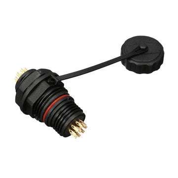 SP16 IP68 Waterproof Connector Male Plug & Female Socket 9 Pin Panel Mount Wire Cable Connector Avia