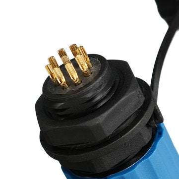 SP16 IP68 Waterproof Connector Male Plug & Female Socket 9 Pin Panel Mount Wire Cable Connector Avia