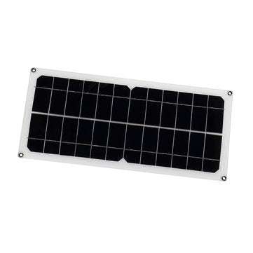 SP-10W  420*190*2.5mm Flexible Monocrystalline Solar Panel with Rear Junction Box/USB Cable