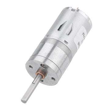 Machifit 25GA370 DC 6V Micro Gear Reduction Motor 25mm Extended Shaft Gear ... (ROTATE SPEED: 60RPM)
