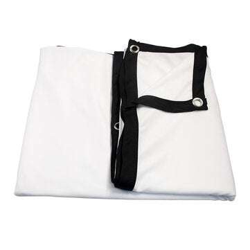 Milk Silk Projector Screen Portable Foldable Soft White Curtain Screen Anti-Wrink... (INCH: 120INCH)