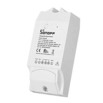 SONOFF Dual R2 Channel DIY WIFI Wireless APP Remote Control Switch Socket Module AC 90-250V For Sm