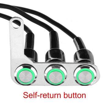 Motorcycle Switch Handlebar ON-OFF Push 3 Buttons Waterproof For Headlight Horn Horn T... (TYPE: #1)
