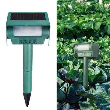 Solar Ultrasonic Vibrating Rodent Mole Solar Snake Repeller Sonic Wave Gopher Repeller Vole Cha-ser