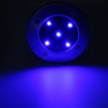 Solar Powered LED Buried Landscape Light Under Ground Lamp Outdoor Path Way Garden ... (COLOR: BLUE)