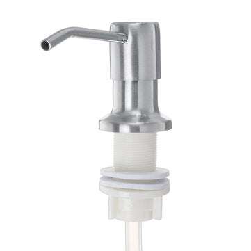 Soap Dispenser for Kitchen Sink & Extension Tube Kit Tube Chrome Liquid Soap Pump Head  For Bathroom