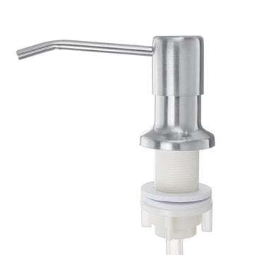 Soap Dispenser for Kitchen Sink & Extension Tube Kit Tube Chrome Liquid Soap Pump Head  For Bathroom