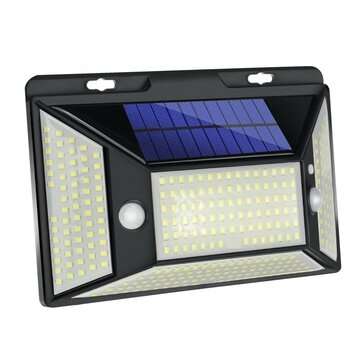 Solar Powered 316LED PIR Motion Sensor Wall Security Light Garden Outdoor Lamp