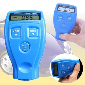 Thickness Tester Digital Auto Car Paint Coating Measuring Gauge Meter 3 Colors (COLOR.: BLUE)