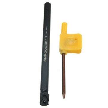 SNR0008k11 8x125mm Threading Boring Bar Turning Tool  with T8 Wrench for 11 IR Insert