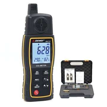 SNDWAY SW723 Portable CO2 PPM Meter Carbon Dioxide Detector CO2 Air Monitor Multi Gas Analyzer 0-999