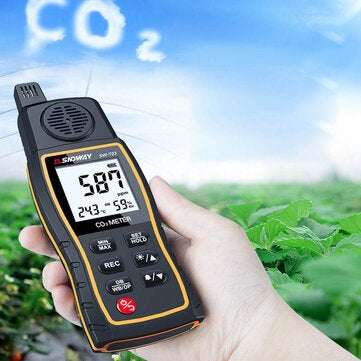 SNDWAY SW723 Portable CO2 PPM Meter Carbon Dioxide Detector CO2 Air Monitor Multi Gas Analyzer 0-999
