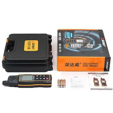 SNDWAY SW723 Portable CO2 PPM Meter Carbon Dioxide Detector CO2 Air Monitor Multi Gas Analyzer 0-999