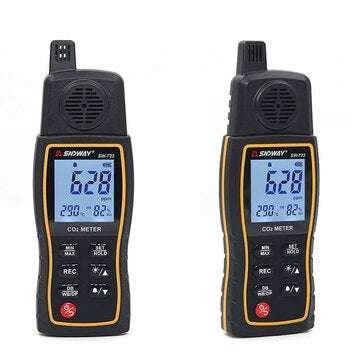 SNDWAY SW723 Portable CO2 PPM Meter Carbon Dioxide Detector CO2 Air Monitor Multi Gas Analyzer 0-999