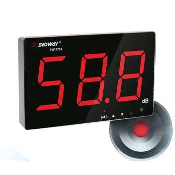 SNDWAY SW-525A Digital Sound Level Meter Noise Decibel Meter 30~130db Large Screen Display