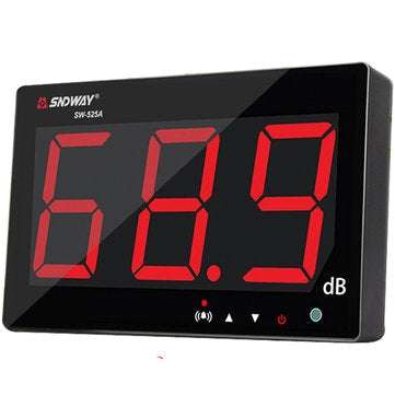 SNDWAY SW-525A Digital Sound Level Meter Noise Decibel Meter 30~130db Large Screen Display