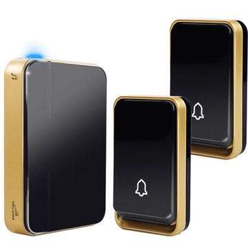 SMATRUL K06 Self-powered Wireless Doorbell Waterproof No Battery Smart Home Door Be... (ADAPTOR: UK)