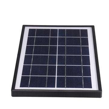 Solar Panel Portable Power Bank Outdoor Camping Phone Charger with 5-in-1 USB Cable