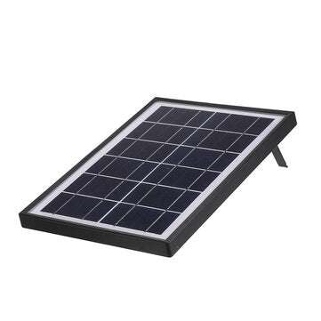 Solar Panel Portable Power Bank Outdoor Camping Phone Charger with 5-in-1 USB Cable