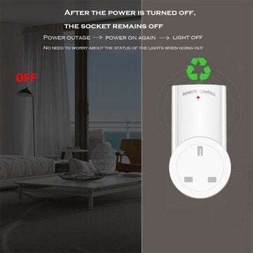 SMATRUL 433mhz Smart RF Socket Wall Programmable Electrical UK Plug Outlet Switch 220v 230v LED Ligh