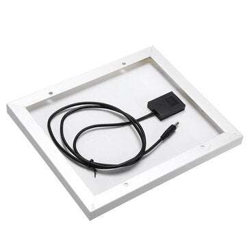 Solar Panel 6V 5W 156 Single Crystal Silicon Cell Tempered Glass/Anodized Aluminum Alloy