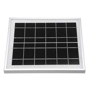 Solar Panel 6V 5W 156 Single Crystal Silicon Cell Tempered Glass/Anodized Aluminum Alloy