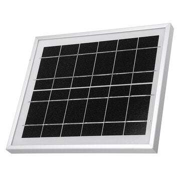 Solar Panel 6V 5W 156 Single Crystal Silicon Cell Tempered Glass/Anodized Aluminum Alloy