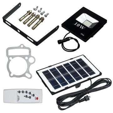 Solar Panel  10W Security Wall Flood Light Outdoor Garden Yard Lamp Waterproof