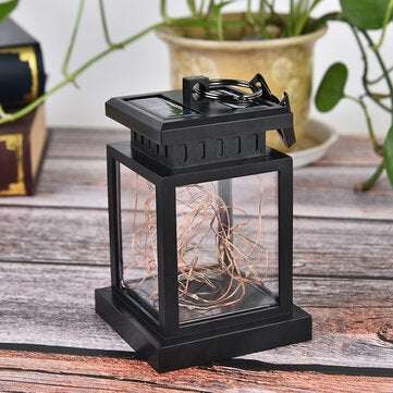 Solar Lantern Light LED Yard Outdoor Patio Garden Landscape Lamp IP65 Waterproof