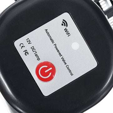 Smart WiFi Water Valve Controller Shutoff Home Automatic Detection Manipulator Black