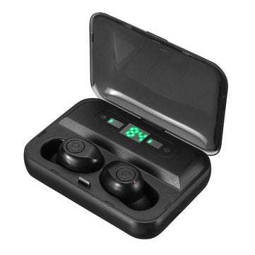TWS Wireless bluetooth 5.0 Earphone Dual LED Power Display 1300mAh Type-C Charge IPX7 Waterproof Hea