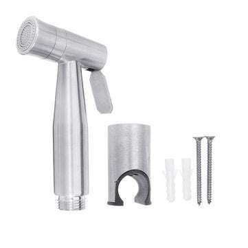 Toilet Handheld Bidet Sprayer Two Function Bidet Shower Faucet Stainless Steel (TYPE: A)