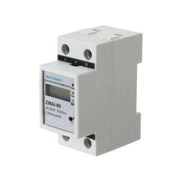 Smart Life Tuya APP Single Phase Din Rail WIFI Smart Energy Meter Power Consumption kWh Meter Wattme