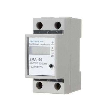 Smart Life Tuya APP Single Phase Din Rail WIFI Smart Energy Meter Power Consumption kWh Meter Wattme