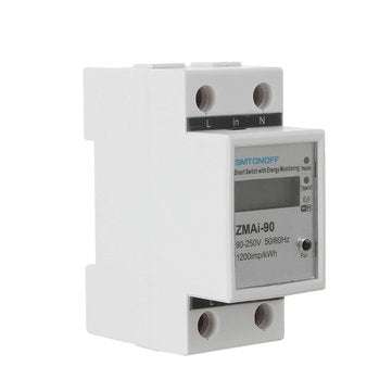 Smart Life Tuya APP Single Phase Din Rail WIFI Smart Energy Meter Power Consumption kWh Meter Wattme